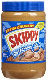 SKIPPY Super Chunk Peanut Butter – School Lunch Sandwich Spread for Kids' Lunchboxes, 40 oz Jar