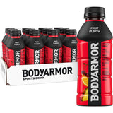 BODYARMOR Sports Drink Fruit Punch – Natural Electrolyte Hydration for Post-Workout Recovery and Daily Wellness Routines