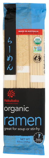Hakubaku Organic Ramen Noodles, 9.5 oz – Family-Friendly Organic Noodle for Mixed Diets