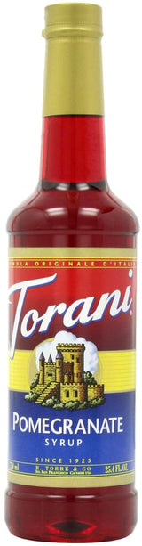 Torani Pomegranate Syrup – Desk Friendly Drink Enhancer, Customizable Cold Brew for Workday Energy