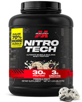 Muscletech Nitro-Tech Protein Powder – Balanced Body and Mind Recovery Shake for Self-Care Focused Lifters