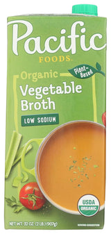 Pacific Foods Organic Low Sodium Vegetable Broth – Thoughtful Housewarming Gift for the Home Cook