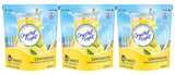 Crystal Light Lemonade Powdered Drink Mix - Low-Calorie Flavored Water Support for Self-Care and Hydration Goals, 3-Pack