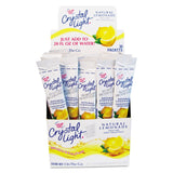 Crystal Light Lemonade Powdered Mix – Portable Flavored Water for Work Commutes and Meeting Room Breaks, 5 Calories