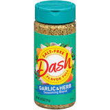 Mrs. Dash Garlic & Herb Salt-Free Seasoning, Intentional Pantry Staple for the Less-Is-More Kitchen