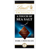 Lindt Excellence Sea Salt Bar 12-Pack – Clean, Slim Dark Chocolate Bar for the Uncluttered Pantry