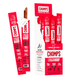Chomps Grass-Fed Beef Snack Sticks – Lunchbox Friendly Protein for Active Kids, No Nitrates or MSG