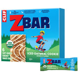 CLIF Kid Zbar Iced Oatmeal Cookie Granola Bars for Active Kids, Organic Whole Grain After-School Snack 6 Count