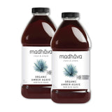 Madhava Pure Blue Agave Syrup – Gluten-Free Sugar Substitute for School Lunch and Family Baking