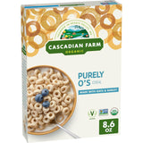 Cascadian Farm Organic Purely O's Cereal – Kid-Friendly Lunchbox Cereal for School Days
