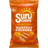 SunChips Harvest Cheddar Multigrain Chips, 7 oz Quick Study Snack for College Dorms, Library Sessions and Late Night Cramming