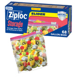 Ziploc Power Shield Gallon Bags – Freezer Storage for Batch Cooking and Weekly Meal Plans
