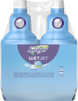 Swiffer WetJet Open Window Fresh Refill – Pet-Safe, No-Slip Fast-Drying Floor Cleaner for Family Homes