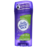 Lady Speed Stick Invisible Dry Powder Fresh – On-the-Go Deodorant for Hiking Trail and Patio Long Days, 4-Pack