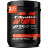 MuscleTech Vapor X5 Muscle Building Powder 30 Servings – Holistic Pre-Gym Wellness Stack for Strength and Focus