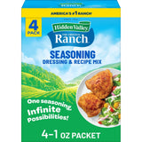 Hidden Valley Original Ranch Dry Mix 1-Ounce Packets – One-Step Meal Prep Shortcut for Pasta Salad, Tacos, and Lunch Boxes
