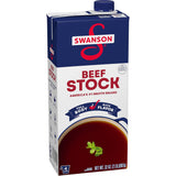 Swanson Beef Stock, 32 oz Carton – Clean-Ingredient Pantry Staple for Mindful Home Cooks