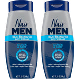 Nair Men Depilatory Cream Pack of 2 – Save Hours on Body Grooming Every Month