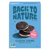 Back to Nature Classic Creme Sandwich Cookies - Mindful Afternoon Snack, No Artificial Colors or Hydrogenated Oils