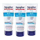 Aquaphor Baby Diaper Rash Cream – Soothing Diaper Area Care Ritual for Calming Redness and Irritation, Pack of 3