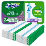 Swiffer Sweep + Mop Wet Pads Refill – Quick Lavender Floor Refresh for the Home Office