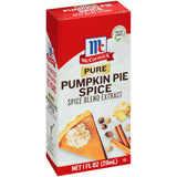 McCormick Pure Pumpkin Pie Spice Blend Extract – Single Bottle Pantry Essential for Uncluttered Kitchens