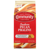 Community Coffee Pecan Praline Flavored Coffee – Premium Gourmet Ground Coffee for Elevated Home Brewing, 12 oz