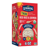 Lundberg Organic Thin Stackers Red Rice & Quinoa – Single-Ingredient-Style Salt-Free Snack for an Uncluttered Pantry
