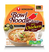 Nongshim Premium Microwavable Chicken Noodle Bowl – Quick Desk Lunch for Busy Professionals