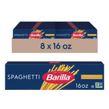 Barilla Spaghetti 16 oz 8-Box Pack – Kosher Certified Pasta Gift for Italian Cuisine Enthusiasts and Home Cooks