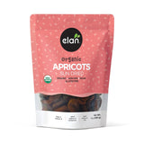 Elan Organic Sun-Dried Apricots – Lunchbox-Safe Snack for School and After-School