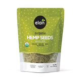 Elan Organic Hulled Hemp Seeds – Thoughtful Vegan Gift for Health-Conscious Friends, Pantry Ready