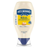 Hellmann's Real Mayonnaise Squeeze Bottle – Leak Proof Clean Lock Cap for Fridge and Lunch Bag Safety, 20 oz