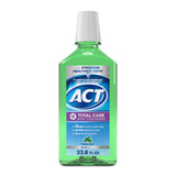 ACT Total Care Zero Alcohol Anticavity Mouthwash 33.8 oz – Mindful Nighttime Oral Care for Sensitive Mouths