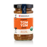 Mekhala Organic Tom Yum Paste – Travel-Friendly Thai Flavor for Patio Grilling and Outdoor Dinner Parties, 3.53oz Jar