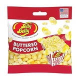 Jelly Belly Buttered Popcorn 3.5 oz – Resealable Portable Candy for Flights and Long Drives