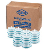 Clorox ToiletWand Preloaded Scrubbing Pads – Fast Weekly Toilet Bowl Disinfecting for Busy Parents, 30 Count
