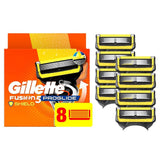 Gillette 5-Blade Cartridge Refills – 8-Count Wellness Variety Pack with Chill and Shield Lubrication for Sensitive Skin Self-Care
