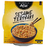 Simply Asia Sesame Teriyaki Noodle Bowl – Wholesome Vegan Lunch for Plant-Based Wellness Routines