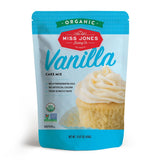 Miss Jones Baking Organic Yellow Cake Mix – Allergy-Safe Birthday Cake for Kids, Nut-Free and Dairy-Free Vanilla Batter for First Birthdays and Classroom Parties
