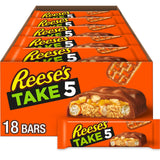 REESE'S TAKE 5 Pretzel Chocolate Bars – Birthday Party Favor Bag Filler, Bulk
