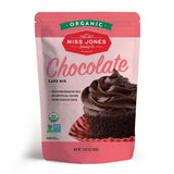 Miss Jones Baking Organic Chocolate Cake Mix – Nut-Free School Birthday Cake for Kids, Vegan-Friendly and Allergy-Safe