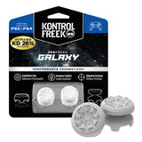 KontrolFreek FPS Freek Galaxy White for PS4 and PS5 | Performance Thumbsticks for Competitive FPS Aim and Faster Match Wins