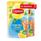 Lipton Lemon Sweetened Iced Tea Mix – Camping and Cookout Drink Supply, 56 Quarts of Easy Mix Lemonade Tea