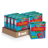 Annie's Organic Fruit Tape Swirly Strawberry – Care Package Snack for College Students, 6 Rolls of Chewy Tape