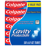 Colgate Fluoride Toothpaste 6-Pack – Consistent Oral Care for Busy Work & Study Schedules