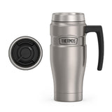 THERMOS Stainless King 16 oz Desk Tumbler for Office and Remote Work, 7-Hour Hot Coffee All Morning Long