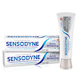 Sensodyne Extra Whitening Toothpaste for Sensitive Teeth – Tartar Control & Gentle Whitening for Safer Daily Brushing