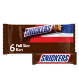 SNICKERS NFL Football Full Size Candy Bars – Pre-Portioned Family Snack for Kids' Game Day Tables and Birthday Parties