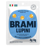 BRAMI Lupini Beans Sea Salt Vinegar – Portable Hiking Snack with 7g Plant Protein, 0g Net Carbs